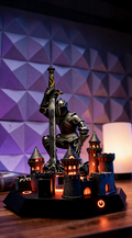Knightforge Illuminated Medieval Knight Castle Statue – RGB LED Desk Sculpture